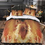 Portgas D. Ace Duvet Cover Pattern Bedding Set Without Filler