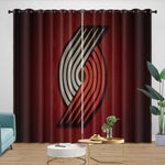 Portland Trail Blazers Curtains Blackout Window Drapes Room Decoration