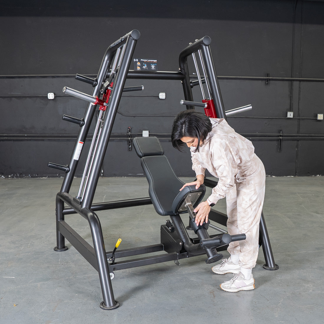 Power Leverage V2 Convergent Bench - Muscle D Fitness - Incline, Shoulder Press