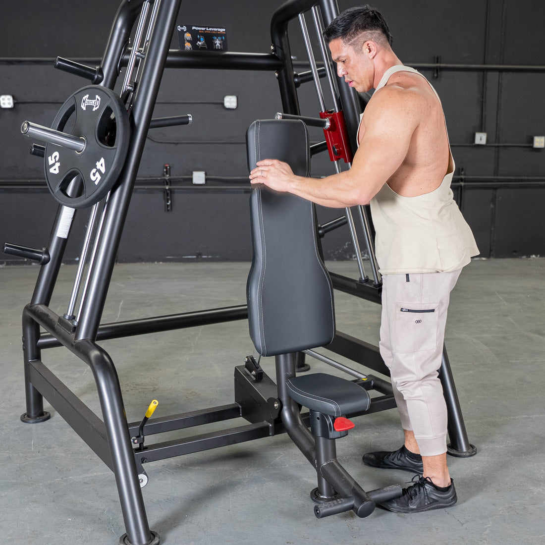 Power Leverage V2 Convergent Bench - Muscle D Fitness - Incline, Shoulder Press