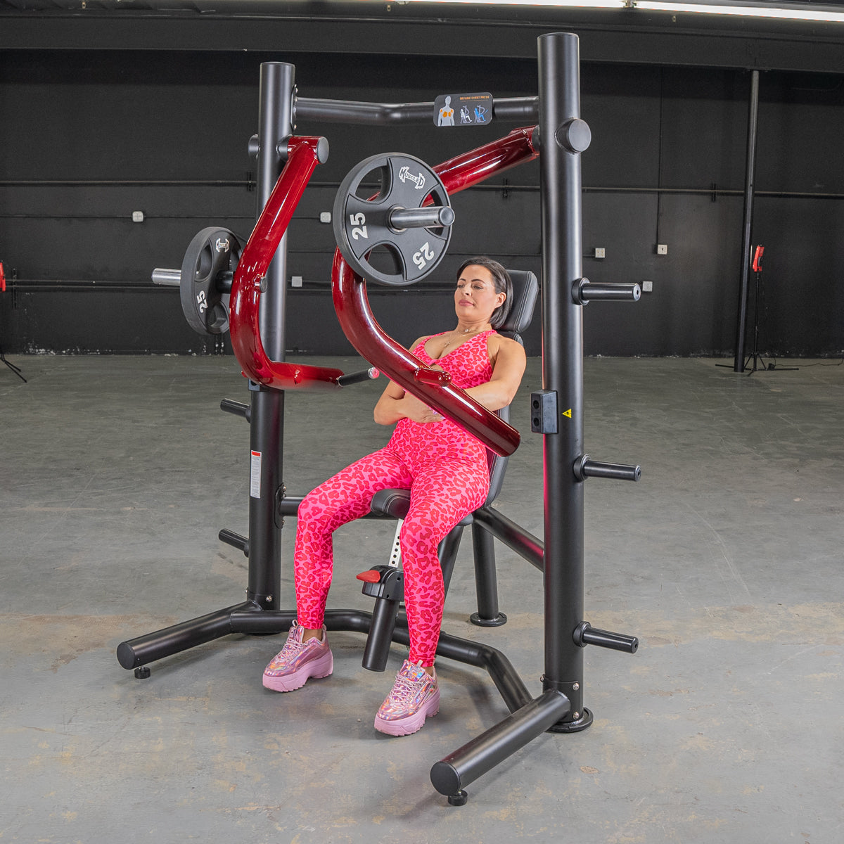 Power Leverage V2 Decline Chest Press - Muscle D Fitness