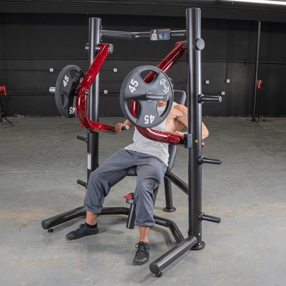 Power Leverage V2 Decline Chest Press - Muscle D Fitness