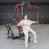 Power Leverage V2 Seated Pec Fly / Rear Delt Combo - Plate Loaded - Weight Storage Included