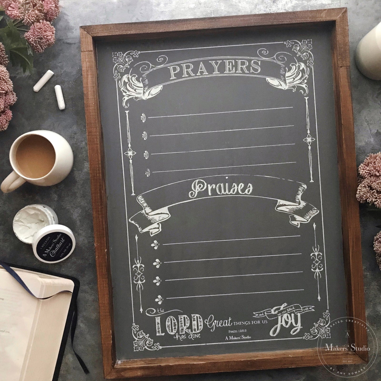 Prayer Board - Mesh Stencil 12x18