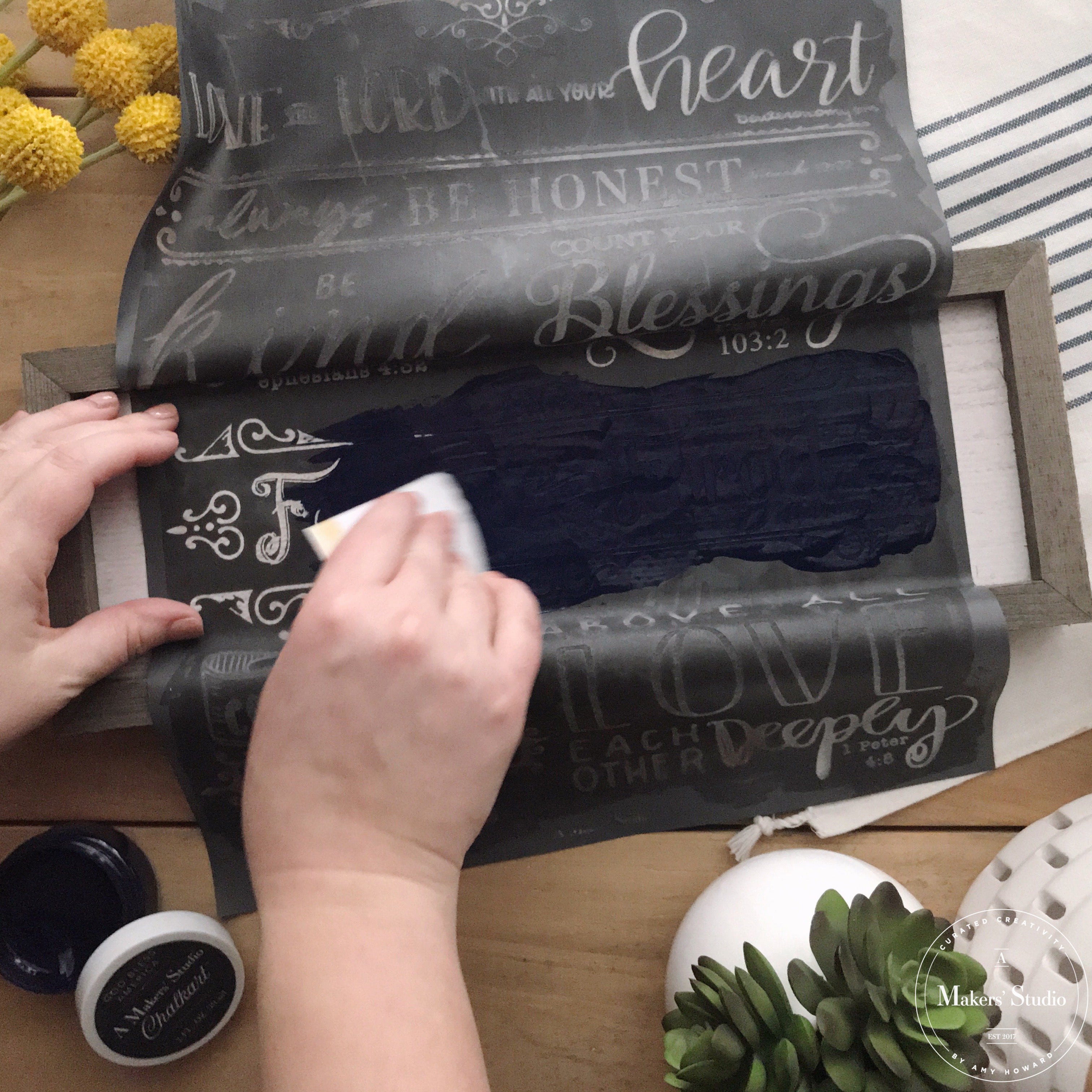 Prayer Board - Mesh Stencil 12x18