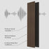 Luxury Walnut Acoustic Solid Wood Wall Panels ( 2 Panels Per Box )