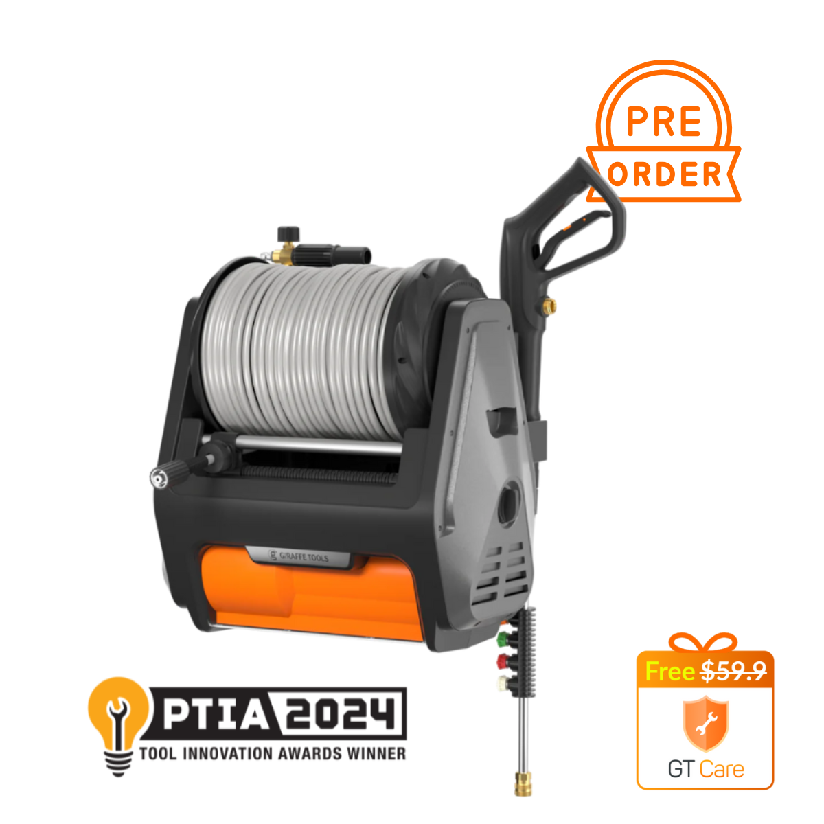 Grandfalls Retractable Pressure Washer PRO
