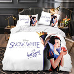Princess Snow White Cinderella Belle Bedding Set Quilt Duvet Cover Sets