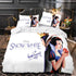 Princess Snow White Cinderella Belle Bedding Set Quilt Duvet Cover Sets