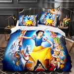 Princess Snow White Cinderella Belle Bedding Set Quilt Duvet Cover Sets