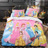 Princess Snow White Cinderella Belle Bedding Set Quilt Duvet Cover Sets