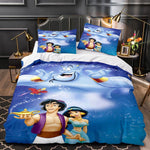 Princess Snow White Cinderella Rapunzel Merida Bedding Set Duvet Cover