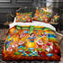 Princess Snow White Cinderella Rapunzel Merida Bedding Set Duvet Cover