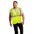 Printed Hi-Vis Mesh Safety Vest with 2” Reflective Strips and Pocket - Lime