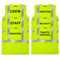 Printed Hi-Vis Mesh Safety Vest with 2” Reflective Strips and Pocket - Lime