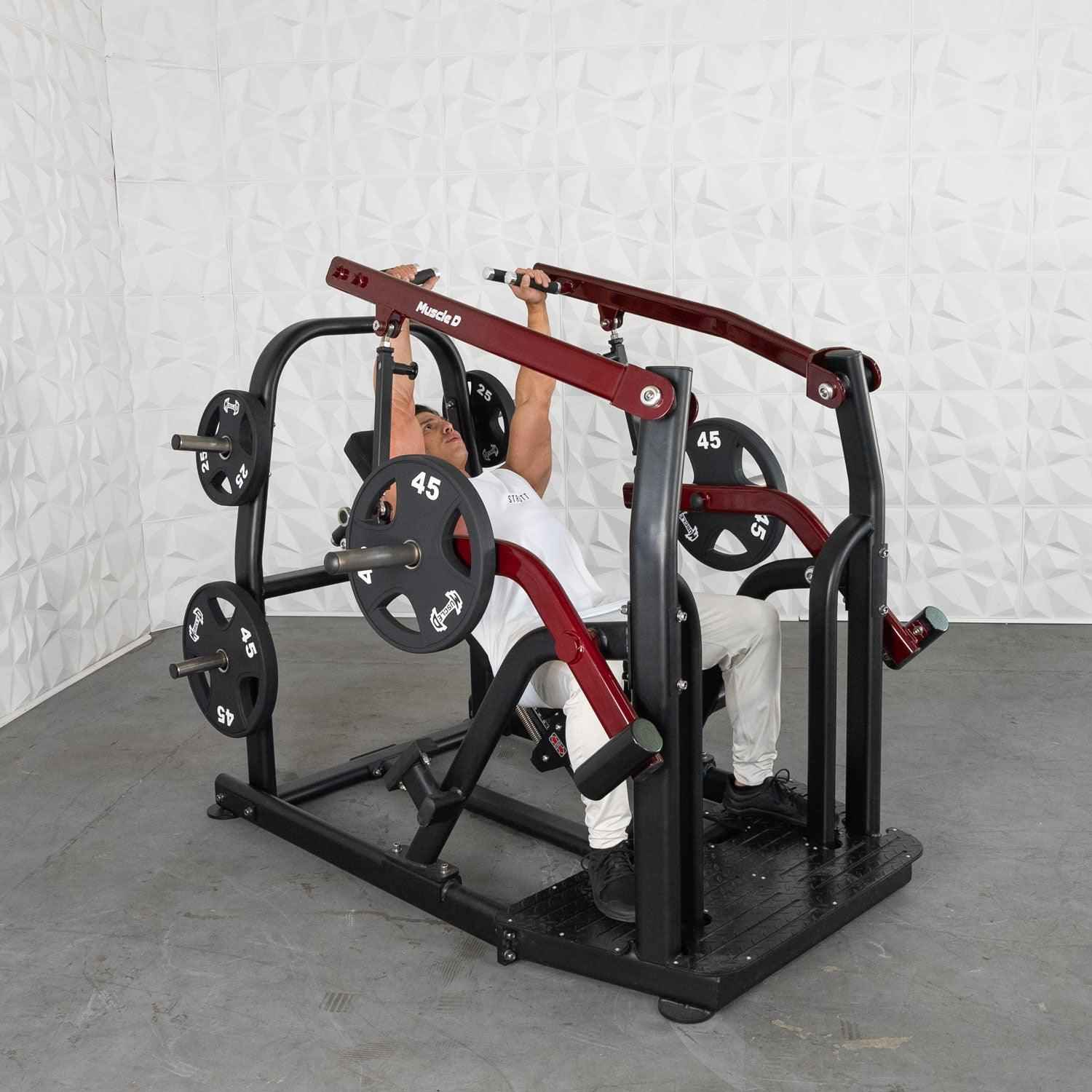 Muscle D Pro Strength Iso-Lateral Incline Press – Plate Loaded