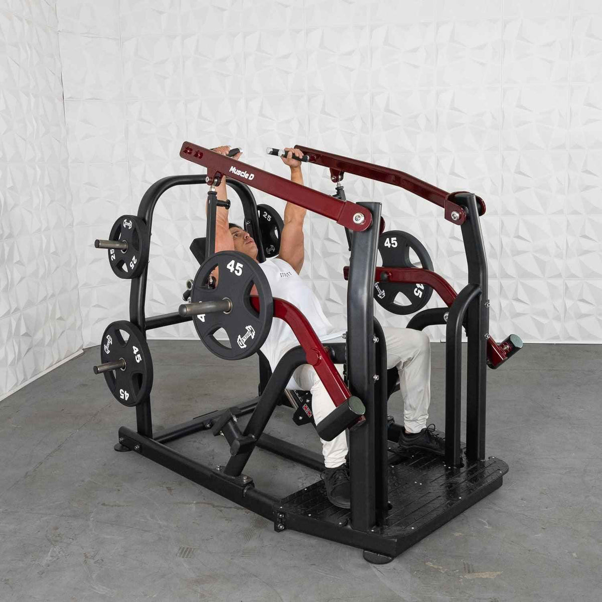 Muscle D Pro Strength Iso-Lateral Incline Press – Plate Loaded