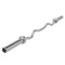 5' Hard Chrome EZ Curl Bar – Ergonomic Arm Training | Muscle D Fitness