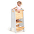 Standing Toddler Tower with Sliding Safety Door
