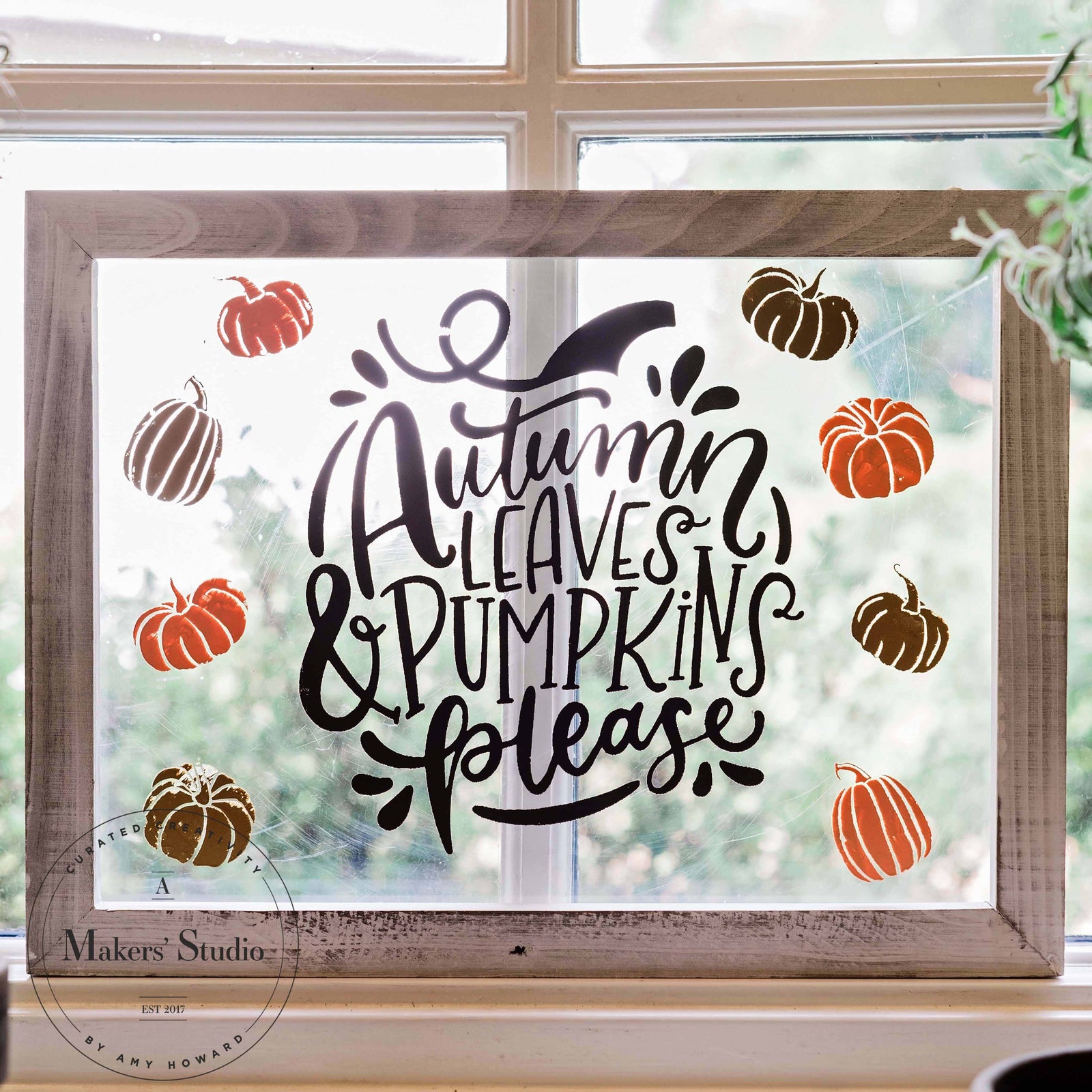 Pumpkins Please - Mesh Stencil 8.5x11