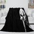 Punisher Blanket Pattern Flannel Kids Room Throw
