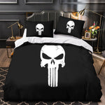 Punisher Duvet Cover Kids Room Bedding Set Without Filler