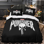 Punisher Duvet Cover Kids Room Bedding Set Without Filler