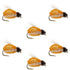 LaFontaine Amber Deep Sparkle Caddis Pupa - 6 Flies Hook Size 12