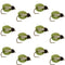 LaFontaine Olive Deep Sparkle Caddis Pupa - 1 Dozen Flies Hook Size 18