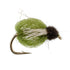 3 Pack LaFontaine Olive Deep Sparkle Caddis Pupa - Hook Size 12