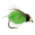 Bead Head LaFontaine Bright Green Deep Sparkle Caddis Pupa - 1 Dozen Flies Hook Size 14