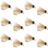 Bead Head LaFontaine Tan Deep Sparkle Caddis Pupa - 1 Dozen Flies Hook Size 12