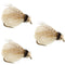 3 Pack Bead Head LaFontaine Tan Deep Sparkle Caddis Pupa - Hook Size 18