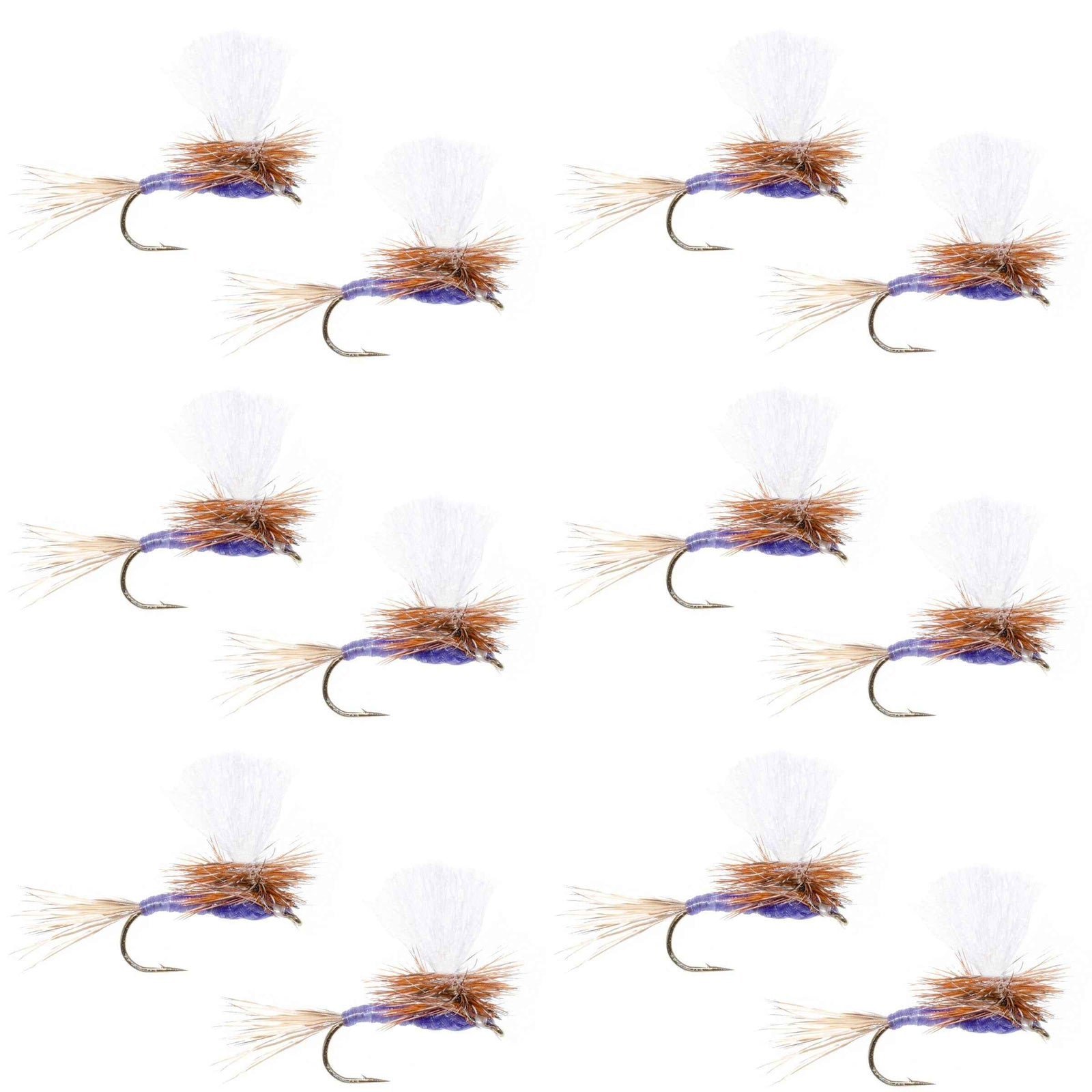 Parachute Purple Haze Dry Fly - 12 Flies Size 18