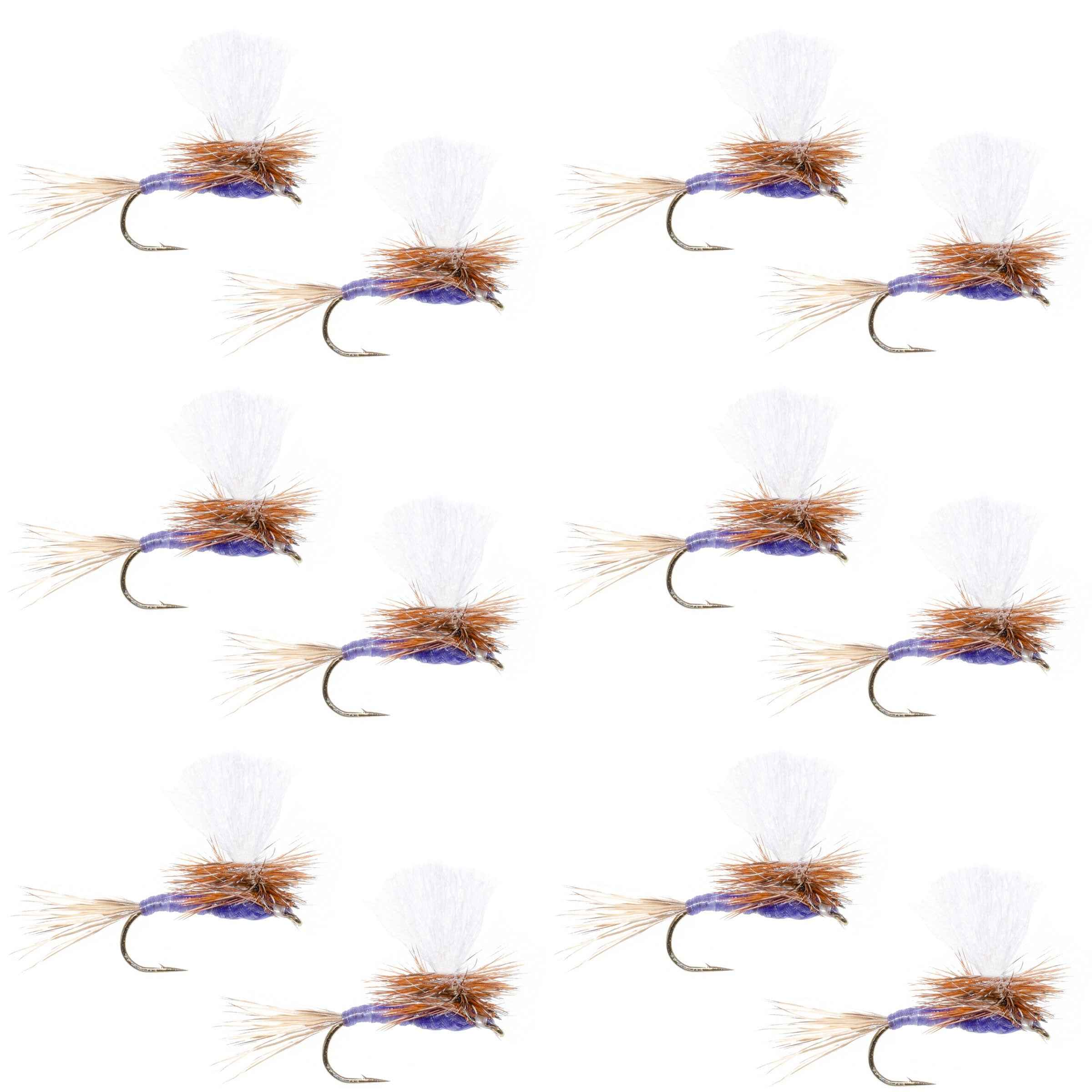 Parachute Purple Haze Dry Fly - 12 Flies Size 20