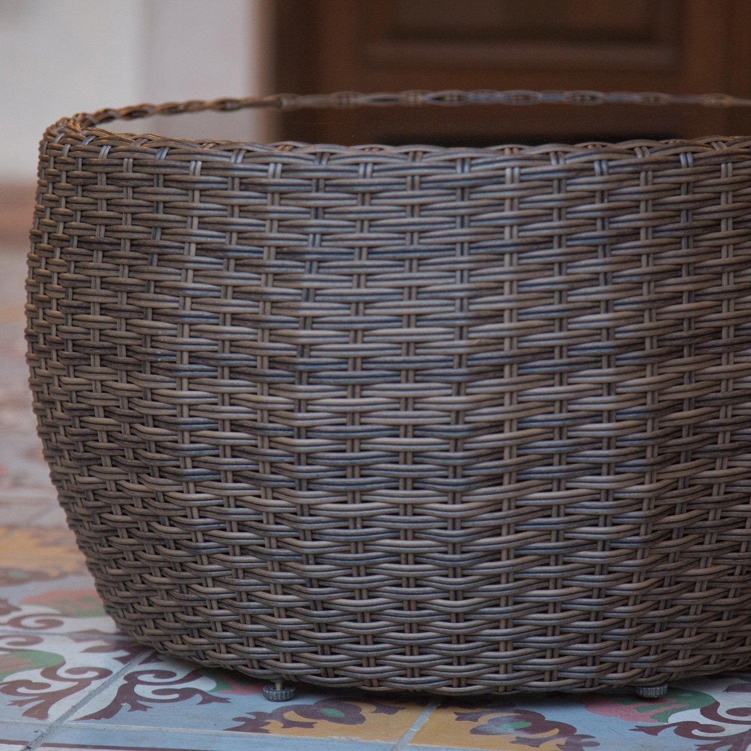 Greta 3pc Wicker Chat Set