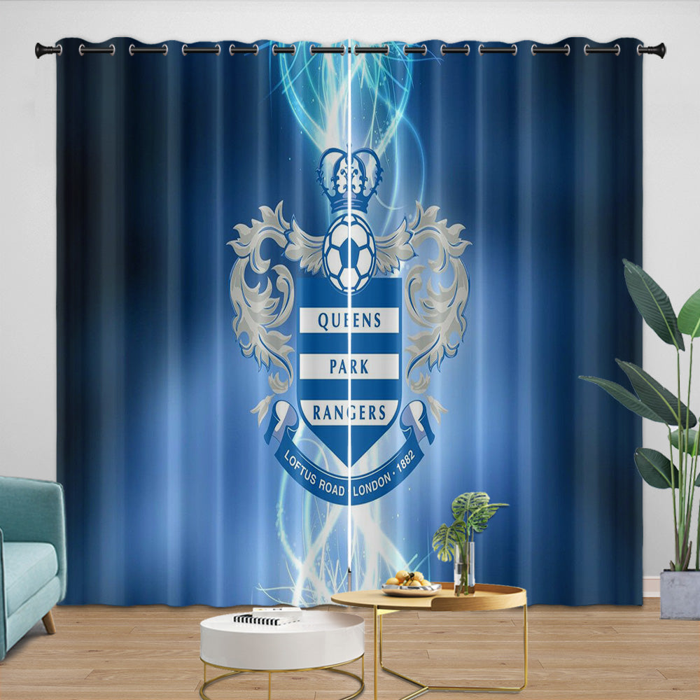 Queen Park Rangers Curtains Blackout Window Drapes Room Decoration