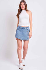 Women's Denim Wrap Skort