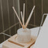 Spa Day White Translucent Tinted Glass Jar Reed Diffuser