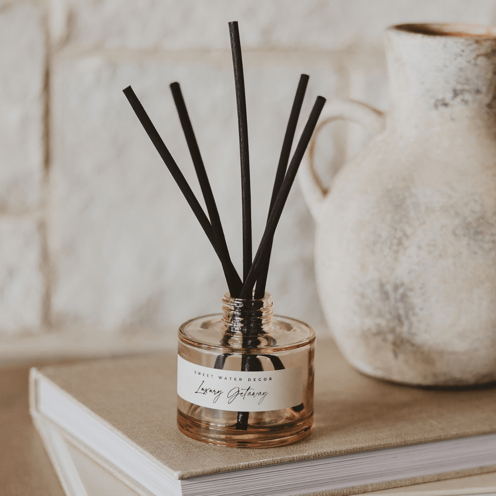 Luxury Getaway Tinted Glass Jar Reed Diffuser