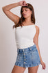 Women's Button Front Skort