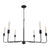 Radiant 6-Light Industrial Traditional Dimmable Chandelier