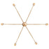 Radiant 6-Light Industrial Traditional Dimmable Chandelier