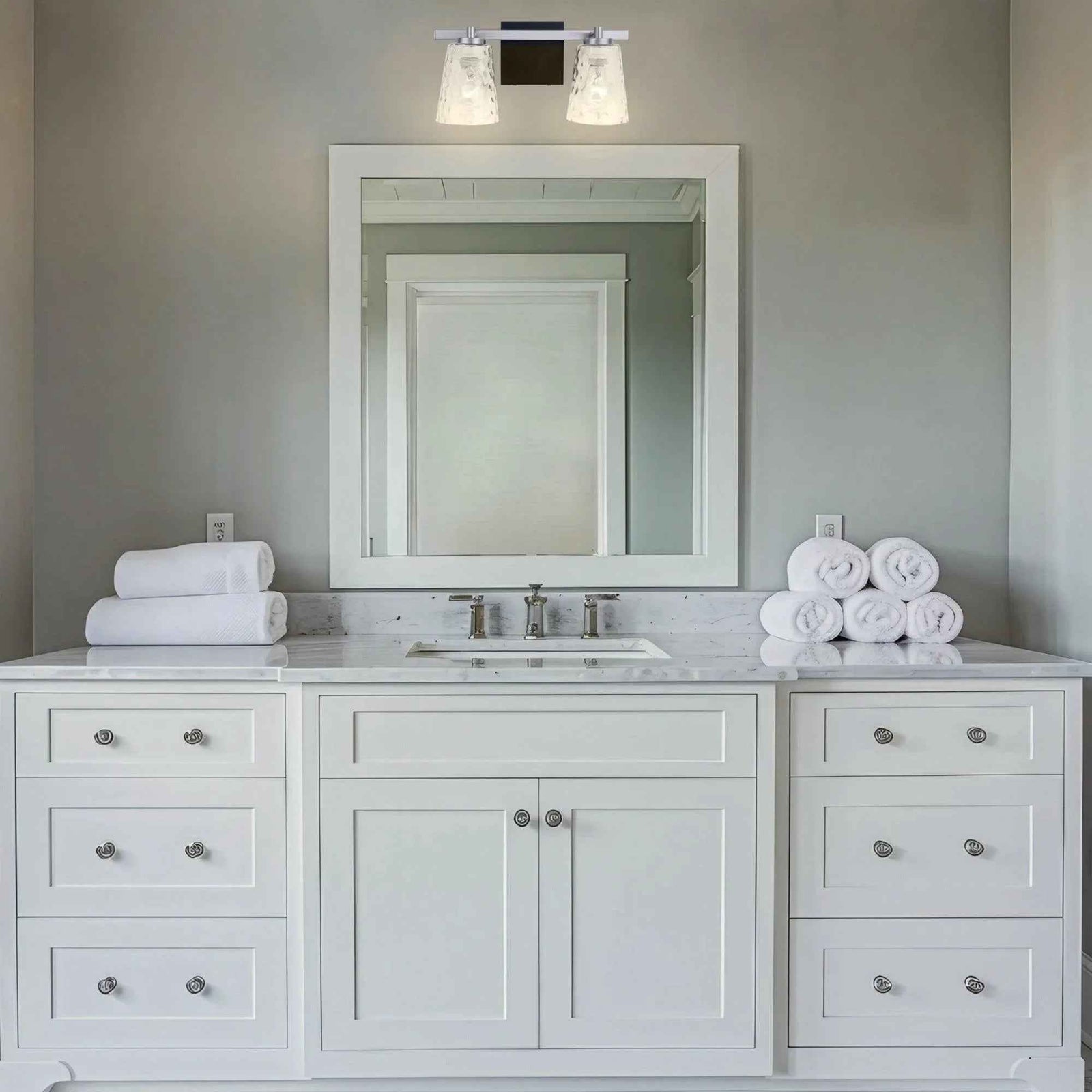 Radiance Modern 2-Light Dimmable Vanity Light