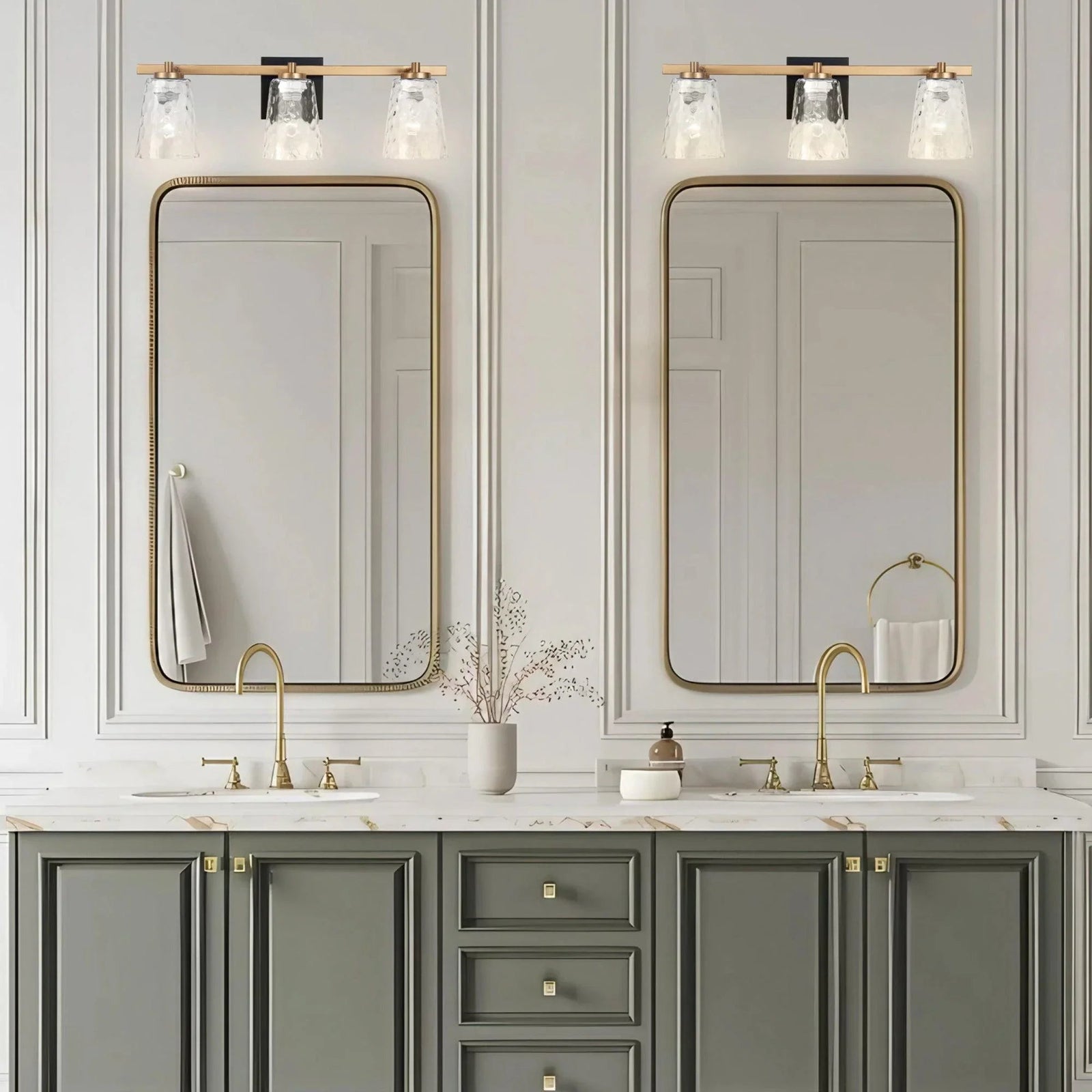 Radiance Modern 3-Light Dimmable Vanity Light
