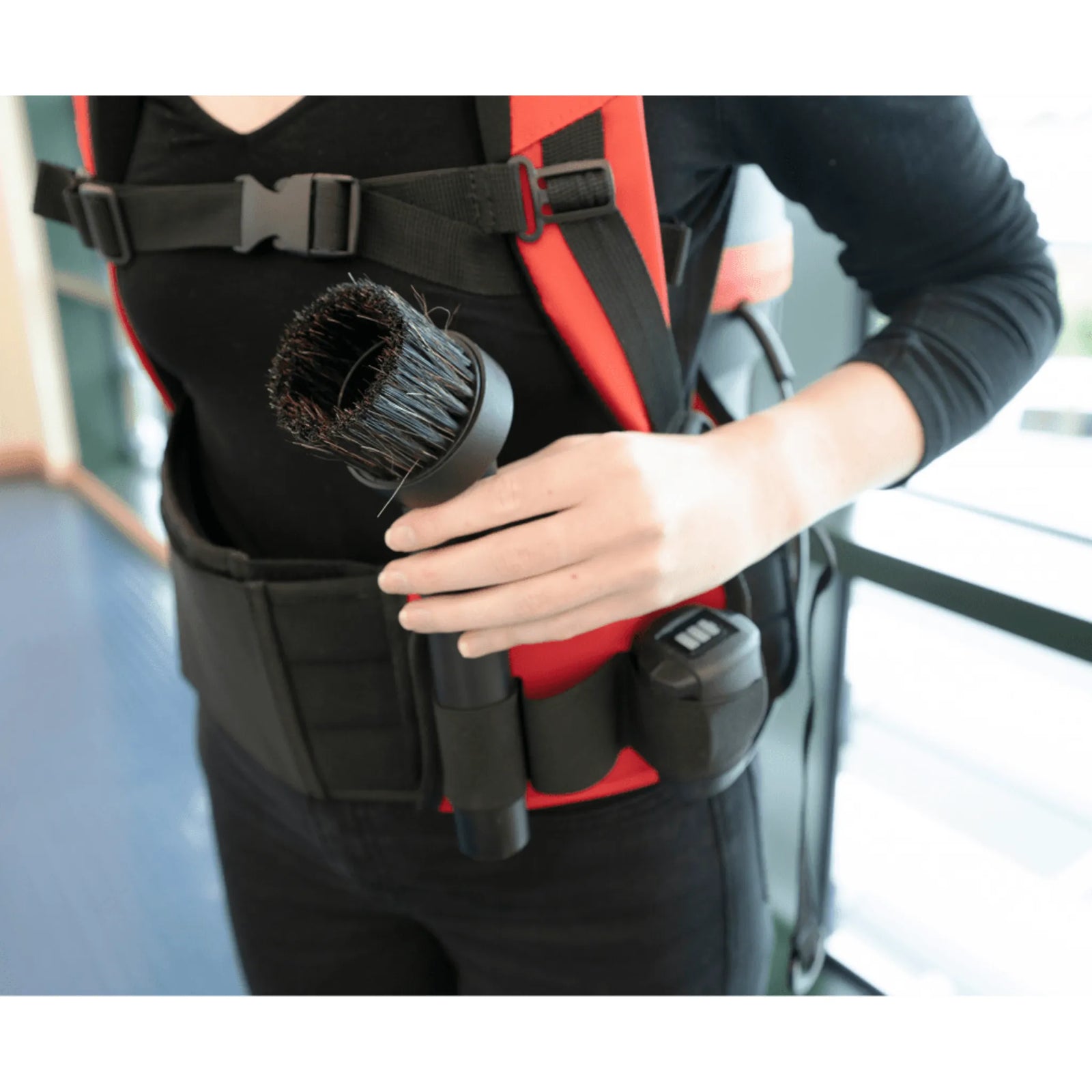 NaceCare HEPA Battery Backpack Vacuum RBV 150NXH with Floor Tool Kit