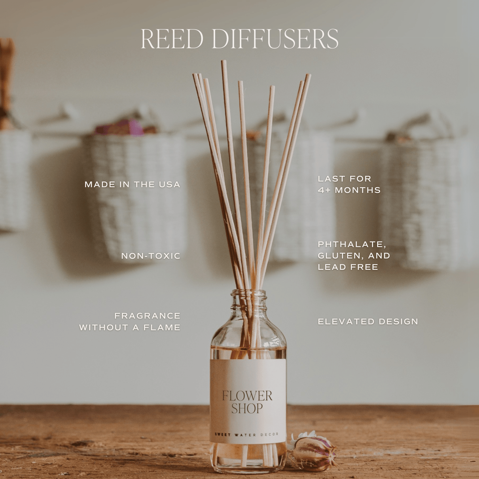Farmhouse Clear Reed Diffuser