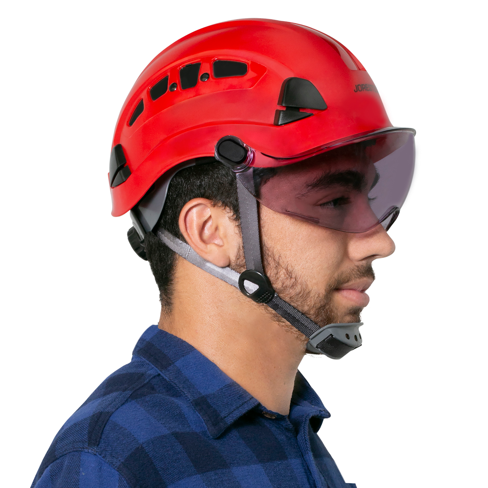Retractable Eye Shield for Hard Hats