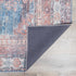 Baltinglass Rust & Blue Washable Area Rug - Clearance