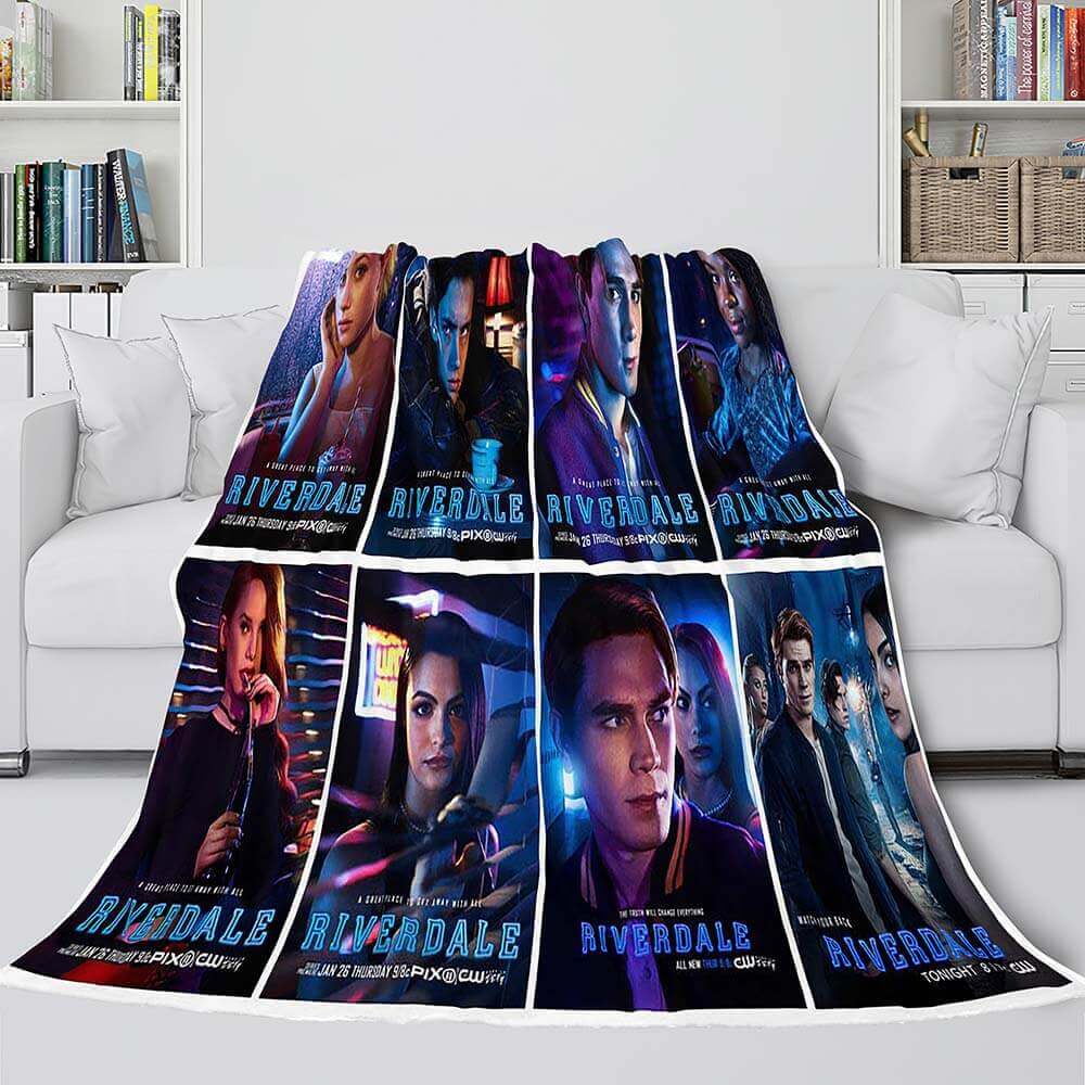 RIVERDALE Blanket Flannel Fleece Blanket Quilt Throw Cosplay Blanket
